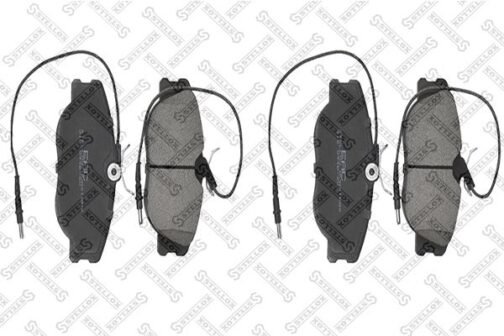 Kit de 4 plaquettes de frein avant, frein à disque | Disc brake pads /set of 4 pcs./ | Stellox 316 044B-SX