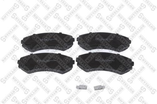 Kit de 4 plaquettes de frein avant, frein à disque | Disc brake pads /set of 4 pcs./ | Stellox 407 010B-SX