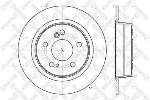 Disque de frein arrière | Brake discs | Stellox 6020-3326-SX