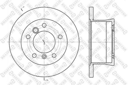 Disque de frein arrière | Brake discs | Stellox 6020-3336-SX