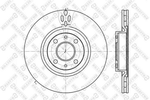 Disque de frein avant | Brake discs | Stellox 6020-9923V-SX