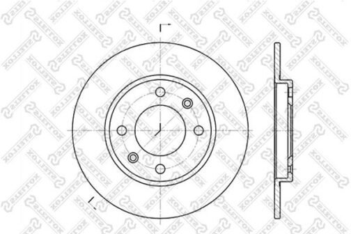 Disque de frein arrière | Brake discs | Stellox 6020-9947-SX