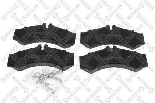 Kit de 4 plaquettes de frein avant, frein à disque | Disc brake pads /set of 4 pcs./ | Stellox 625 000B-SX