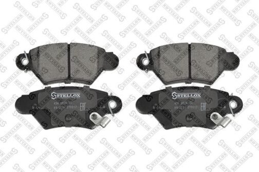 Kit de 4 plaquettes de frein avant, frein à disque | Disc brake pads /set of 4 pcs./ | Stellox 696 002B-SX