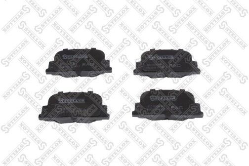 Kit de 4 plaquettes de frein arrière, frein à disque | Disc brake pads /set of 4 pcs./ | Stellox 812 000B-SX